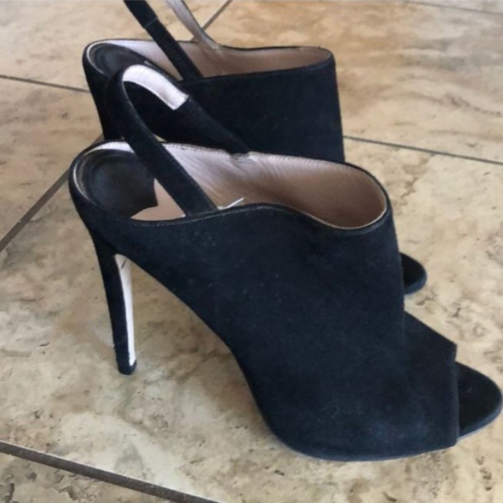 Miu miu slingback black high heels